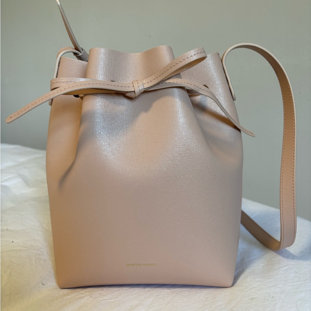 Mansur Gavriel mini bucket bag in ballet - light pink